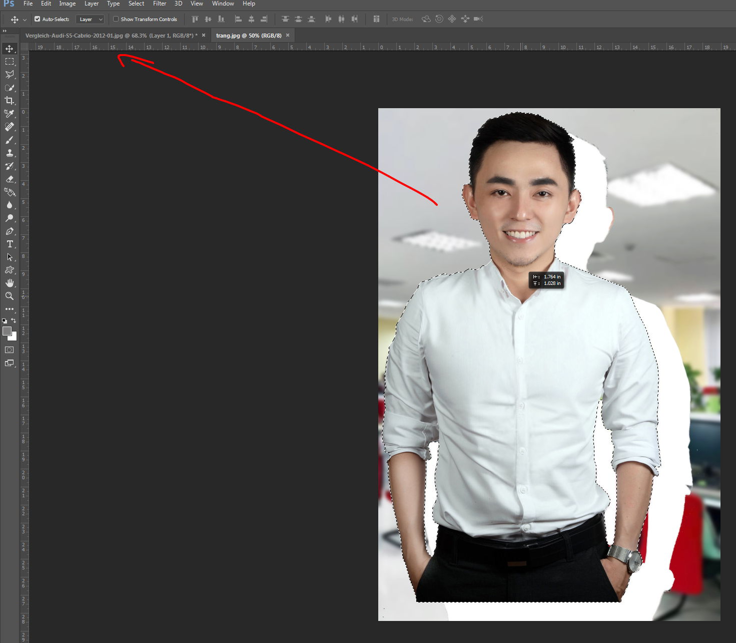 su dung movie tool de cat ghep hinh anh trong photoshop